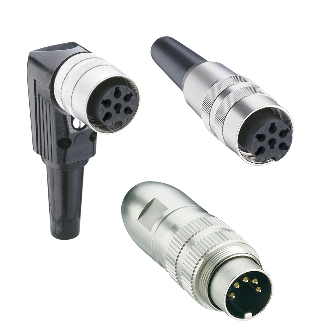 Series 03  Circular connectors with threaded joint M16 acc. to IEC 61076-2-106, IP40IP68